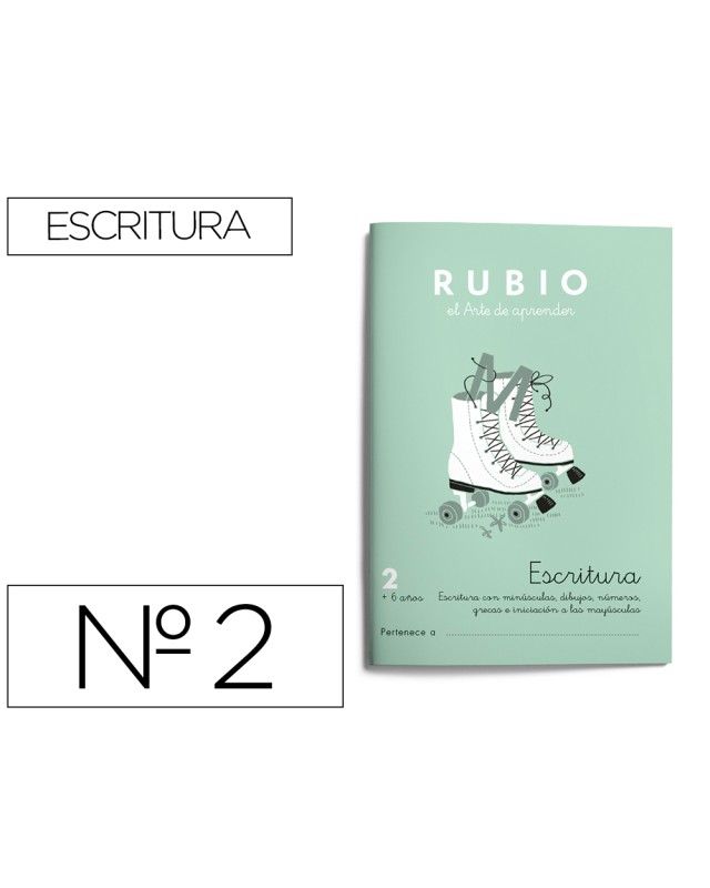 Cuaderno rubio caligrafia nº 2