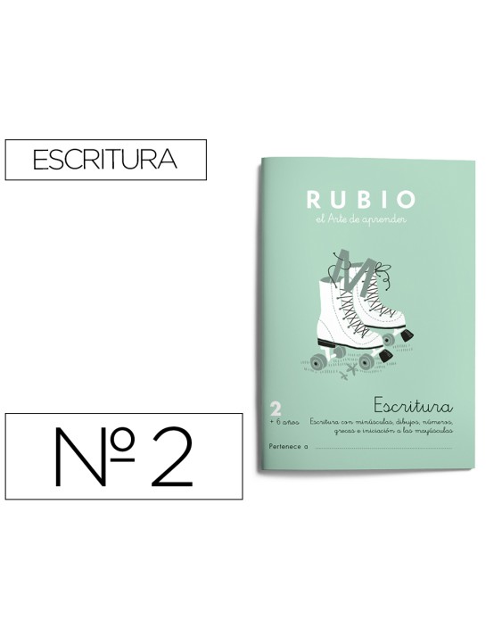 Cuaderno rubio caligrafia nº 2