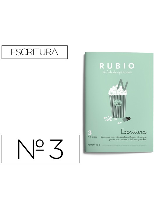 Cuaderno rubio caligrafia nº 3