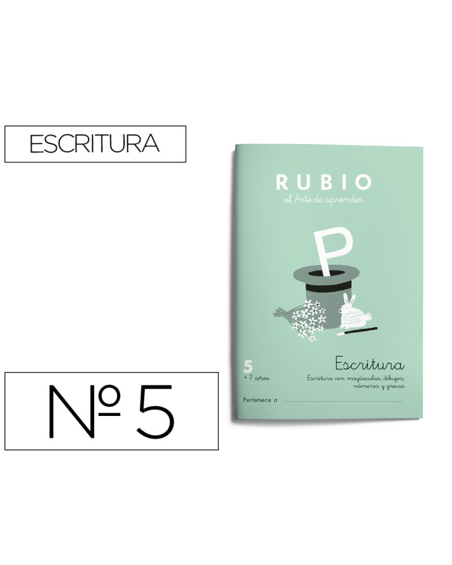 Cuaderno rubio caligrafia nº 5