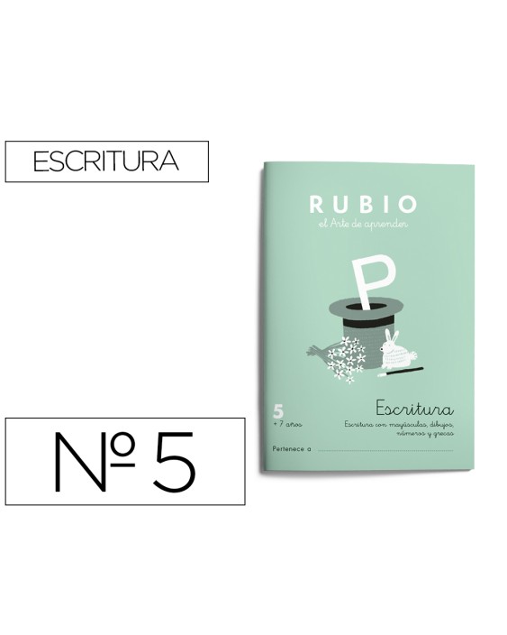 Cuaderno rubio caligrafia nº 5