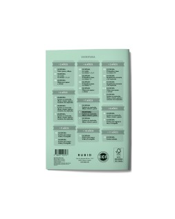 Cuaderno rubio caligrafia nº 6