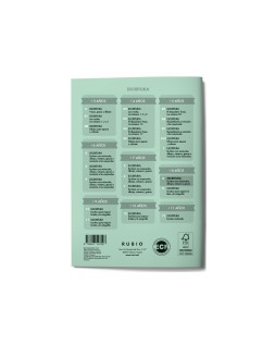 Cuaderno rubio caligrafia nº 8