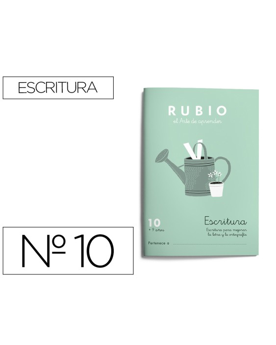Cuaderno rubio caligrafia nº 10