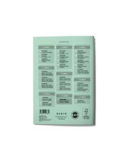 Cuaderno rubio caligrafia nº 12