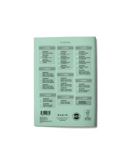 Cuaderno rubio caligrafia nº 13