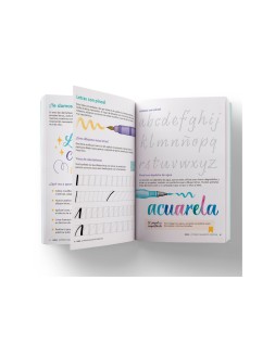 Cuaderno rubio lettering para mentes creativas