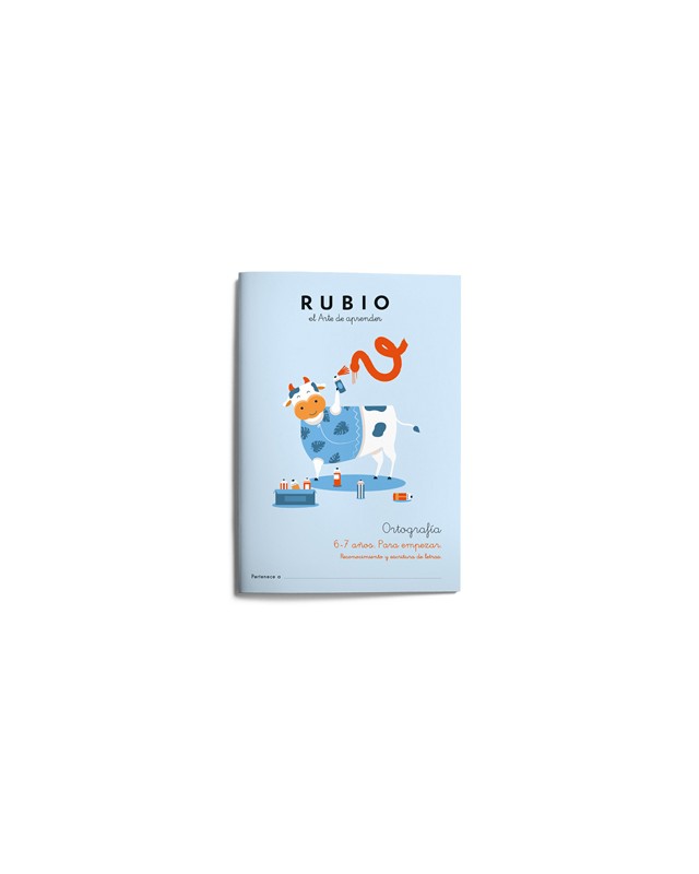Cuaderno rubio ortografia 6-7 años para empezar