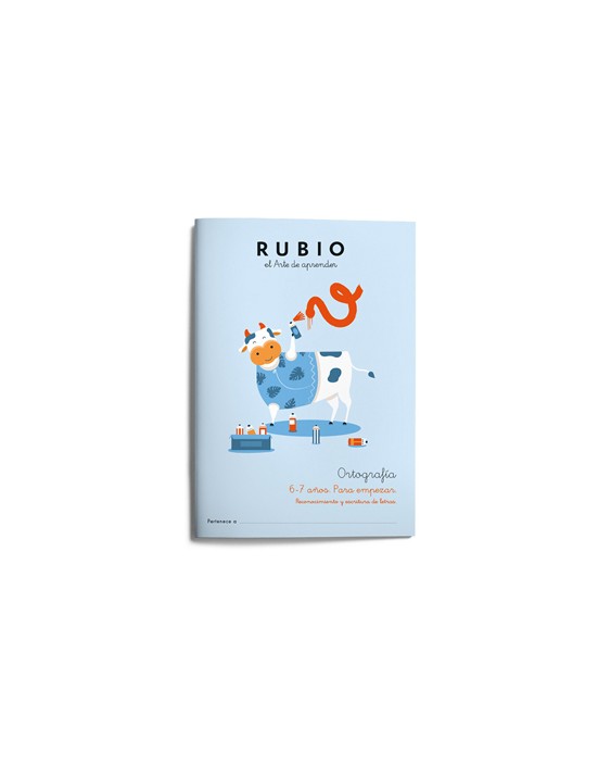 Cuaderno rubio ortografia 6-7 años para empezar