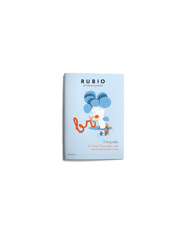 Cuaderno rubio ortografia 6-7 años para saber mas