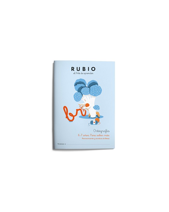 Cuaderno rubio ortografia 6-7 años para saber mas