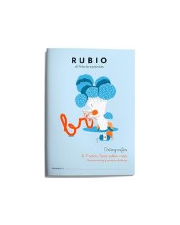 Cuaderno rubio ortografia 6-7 años para saber mas