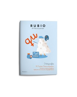 Cuaderno rubio ortografia 8-9 años para empezar