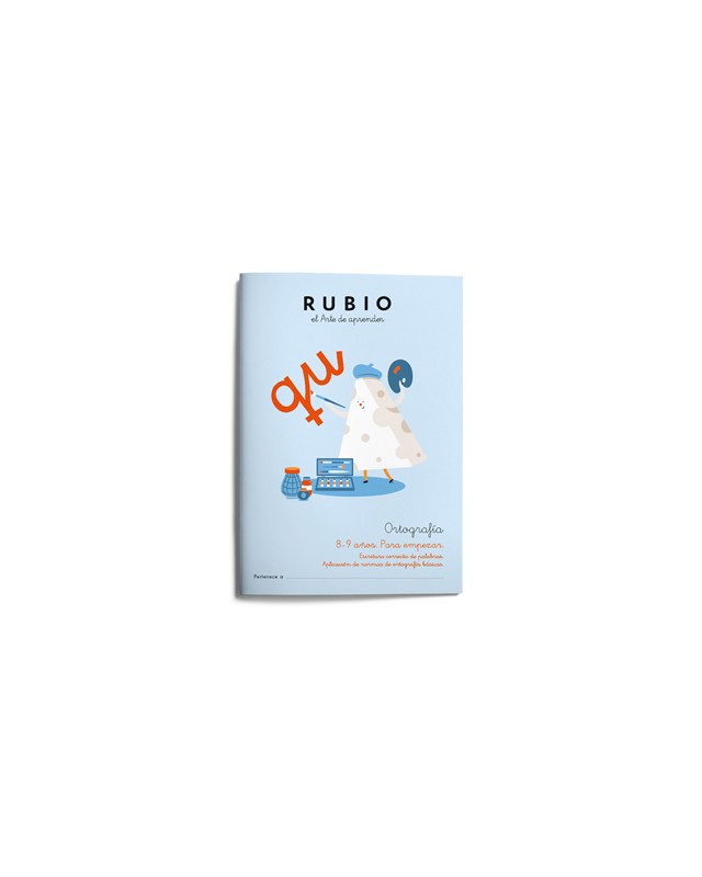 Cuaderno rubio ortografia 8-9 años para empezar