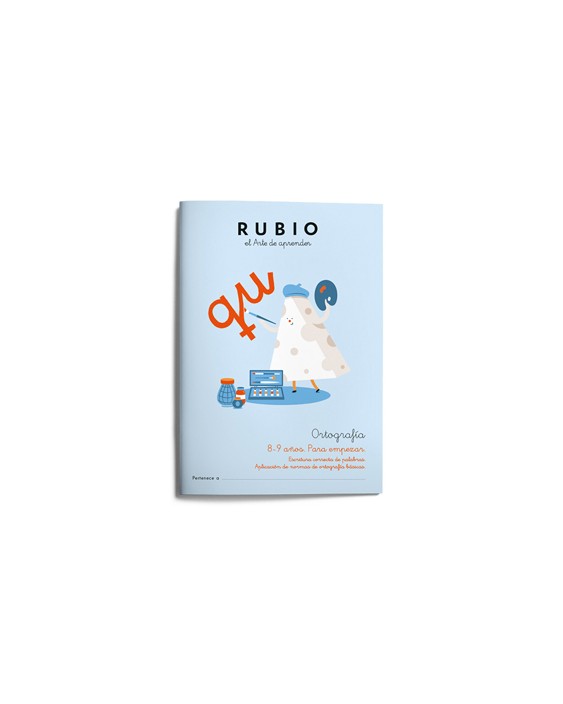 Cuaderno rubio ortografia 8-9 años para empezar