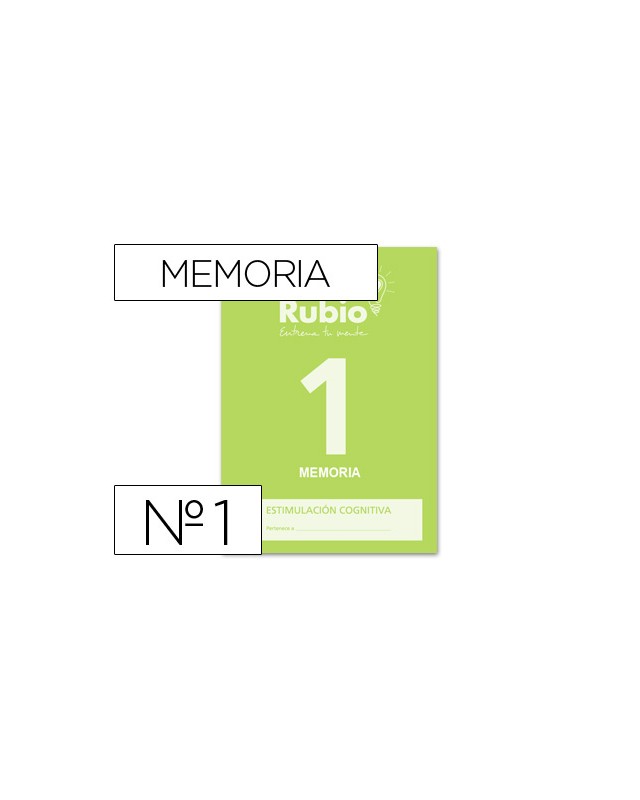 Cuaderno rubio entrena tu mente estimulacion cognitiva memoria 1