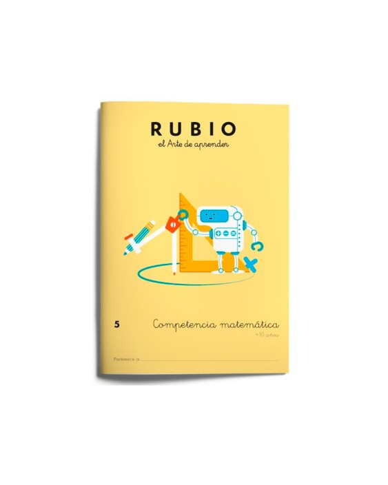 Cuaderno rubio competencia matematica 5