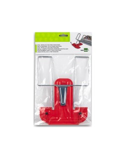 Atril liderpapel base metalica angulo ajustable soporte parteposterior 195x235 mm color rojo