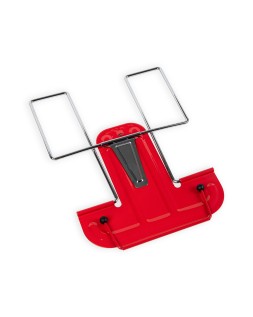 Atril liderpapel base metalica angulo ajustable soporte parteposterior 195x235 mm color rojo