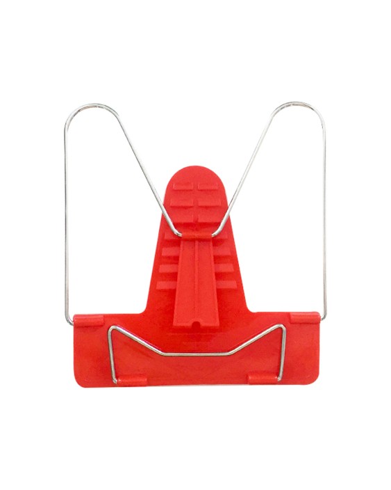 Atril liderpapel base plastico angulo ajustable soporte parte posterior 190x215 mm color rojo