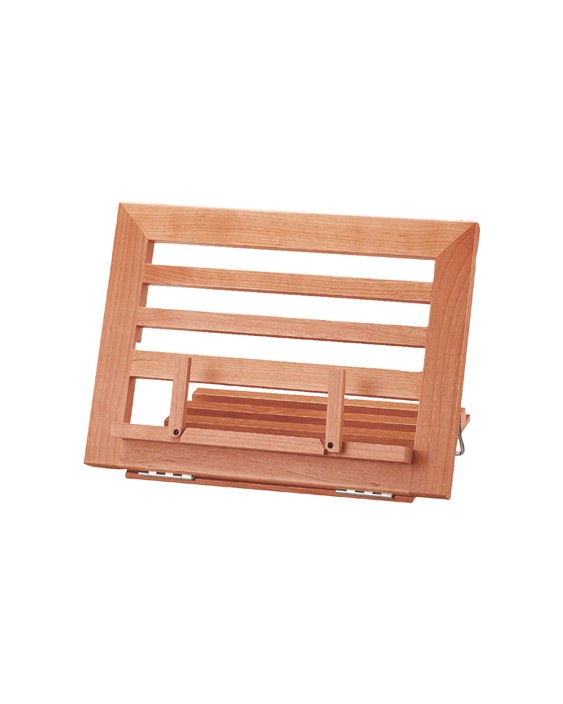 Atril sujetalibros q-connect madera 340x240x170 mm