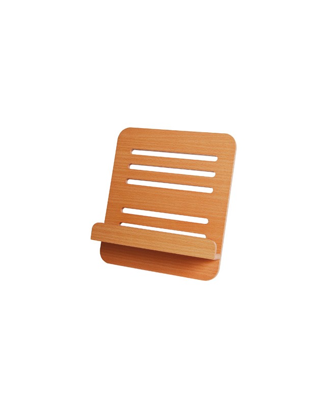 Atril sujetalibros q-connect madera 230x270x30 mm