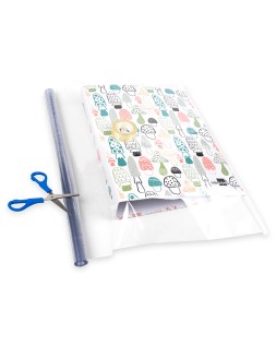 Rollo plastico forralibros 0,35x2 m liderpapel