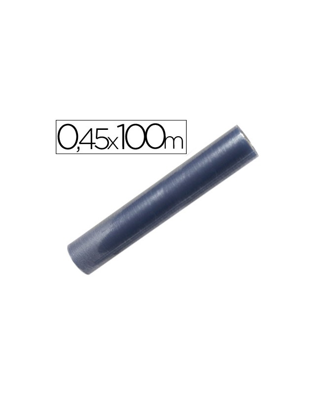 Rollo plastico forralibros 0,45x100 m 70 mc