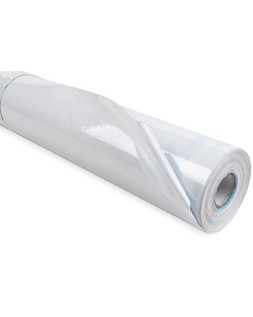 Rollo plastico adhesivo liderpapel 0.50x20 m 80 mc removible