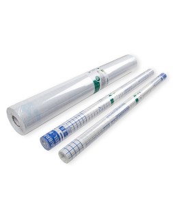 Rollo plastico adhesivo liderpapel 0,50x3 m 8o micras forralibros removible