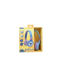 Auriculares plegables lexibook stitch 2 en 1 bluetooth con cable