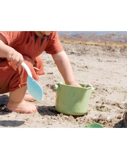 Cubo de playa vikingtoys ecoline ecologico y reciclable capacidad 1,5 litros