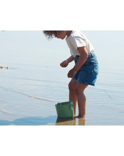 Cubo de playa vikingtoys ecoline ecologico y reciclable capacidad 1,5 litros