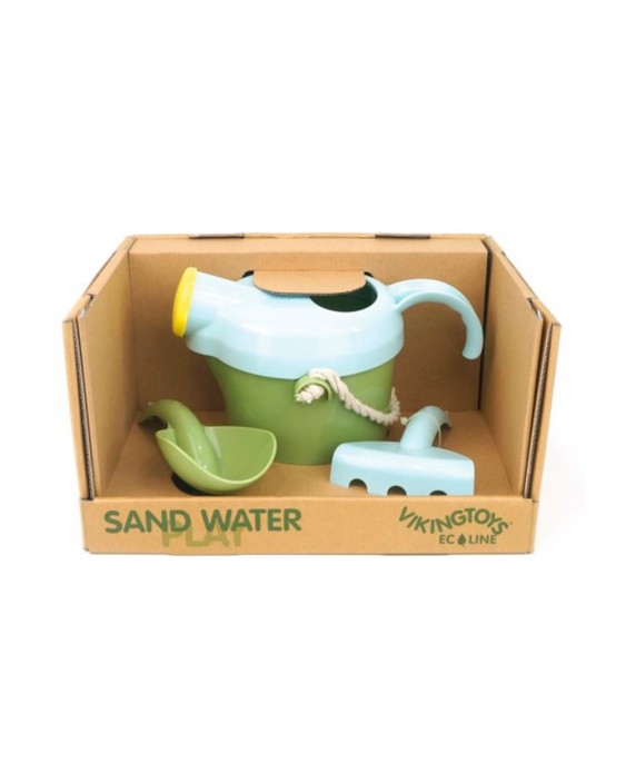 Set de playa vikingtoys ecoline ecologico y reciclable 3 piezas