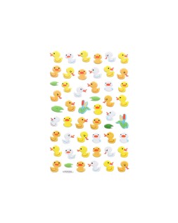 Pegatinas imaginovo cute animales patos con relieve 190x105 mm en blister