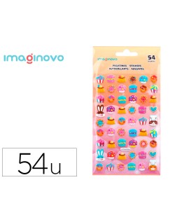 Pegatinas imaginovo dulces magic dreams con relieve 190x105 mm en blister