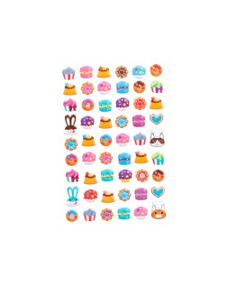 Pegatinas imaginovo dulces magic dreams con relieve 190x105 mm en blister