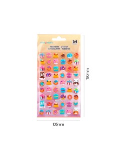 Pegatinas imaginovo dulces magic dreams con relieve 190x105 mm en blister