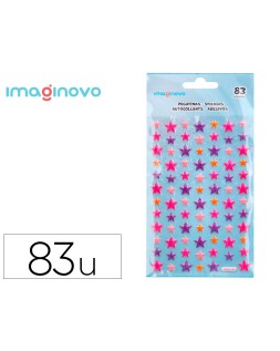Pegatinas imaginovo estrellas magic dreams con relieve 190x105 mm en blister