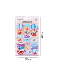 Pegatinas imaginovo globo magic dreams con relieve 210x130 mm en blister