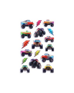 Pegatinas imaginovo kids carreras goma eva 190x105 mm en blister