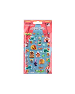 Pegatinas imaginovo kids circo goma eva 190x105 mm en blister