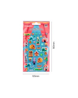Pegatinas imaginovo kids circo goma eva 190x105 mm en blister