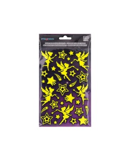 Pegatinas imaginovo luminosas hadas con relieve 190x105 mm en blister