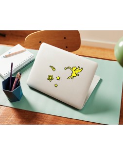 Pegatinas imaginovo luminosas hadas con relieve 190x105 mm en blister