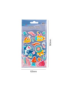 Pegatinas imaginovo luminosas submarino con relieve 190x105 mm en blister
