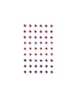 Pegatinas imaginovo gemas rosas y moradas brillantes con relieve para todas superficies 190x105 mm en