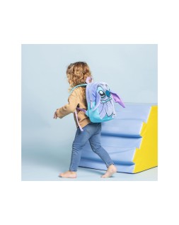 Mochila infantil personaje aplicaciones stitch 210x270x90 mm