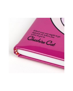 Cuaderno de notas premium disney alicia con gomilla din a5