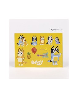 Set de papeleria coloreable bluey